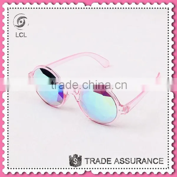 Party Wear Fashion Glasses, Pink Legs Kaleidoscope Glasses photo-3