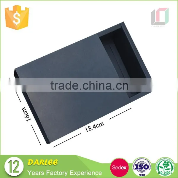 China Suppliers Wholesale Recycled Slide Kraft Paper Drawer Gift Box Packaging With Custom Logo photo-5