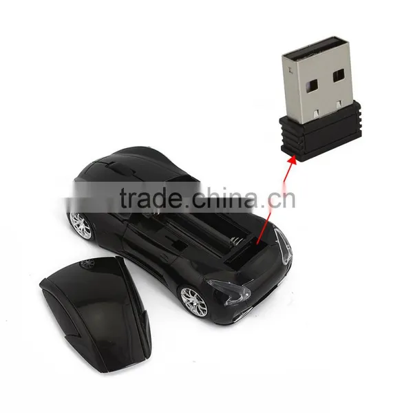 2.4G Wireless Modern Car Shape Mouse 3D Game Optical Mice PC Laptop photo-4