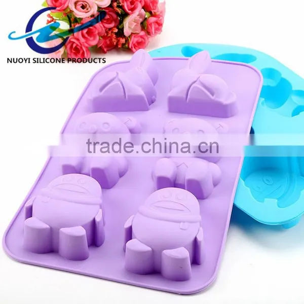 Cute Animal Shaped Silicon Cake Baking Mould photo-2
