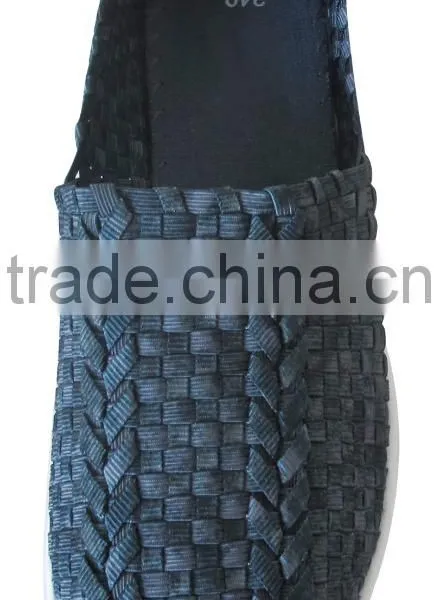 Customized Handmade Elastic Woven Shoes,women Slip-on Shoes,woven Shoes photo-2