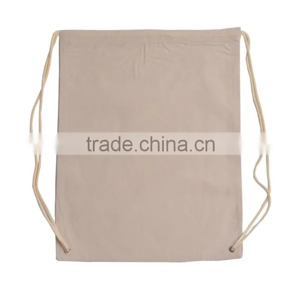 Multi-Purpose Cotton Canvas Drawstring Bag photo-2