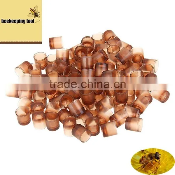 Hot Sale Beekeeping Kit Honey Bee Brown Queen Cell Cup Queen Rearing Tool