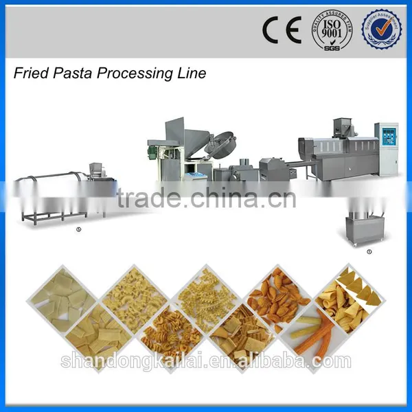 CE ISO Capacity Optional Fried Pasta Production Line Pasta Machine