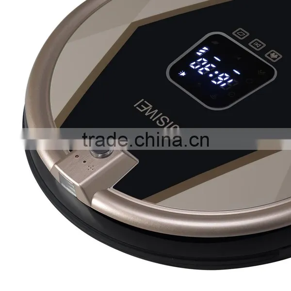 24w 14.8V 2.6Ah Li-ion Battery Golden Smart Robot Cleaner Vacuum Cleaner Robot With Wifi APP Remote Control and Camera photo-2
