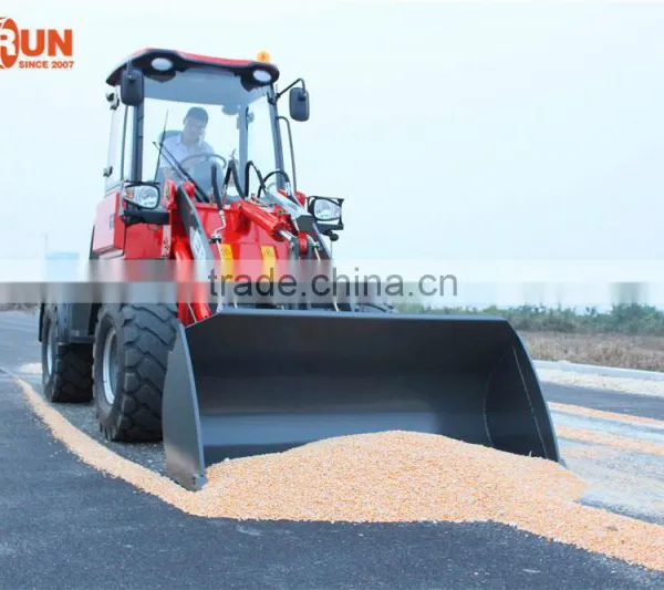 Everun New Articulated Mini Wheel Loader 1.6 Ton Construction Machine With Standard Bucket photo-6
