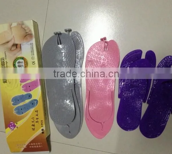 Foldable Nude Massage Slippers Traveling Slipper photo-3