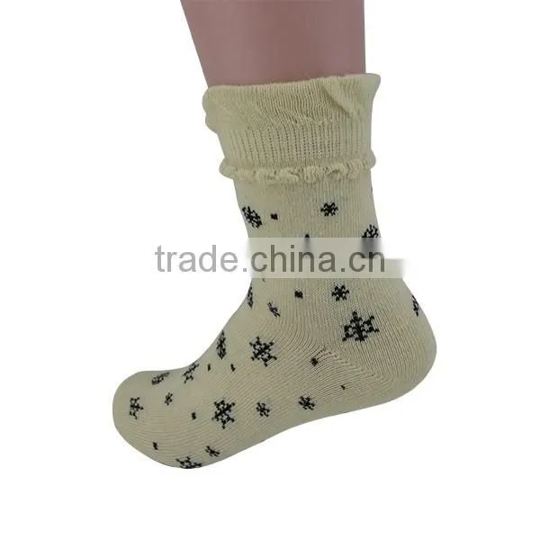 Rabbit Lace Trimming Dot Sex Women Microfiber Socks photo-3