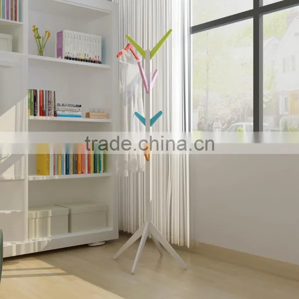 New Design MDF DIY Tree Shaped Coat Rack Stand Colorful Wall Coat Rack Clothes Hanger Rack Wholesale photo-6
