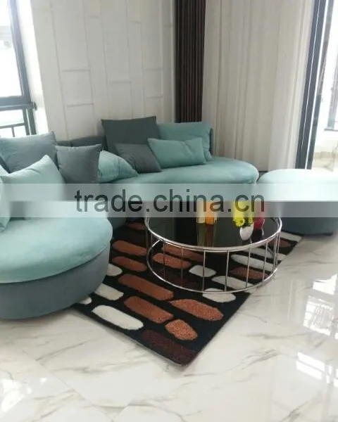 High Quality Factory Price Metal Table Frame Stainless Steel Glass Coffee Table FF-070 photo-3