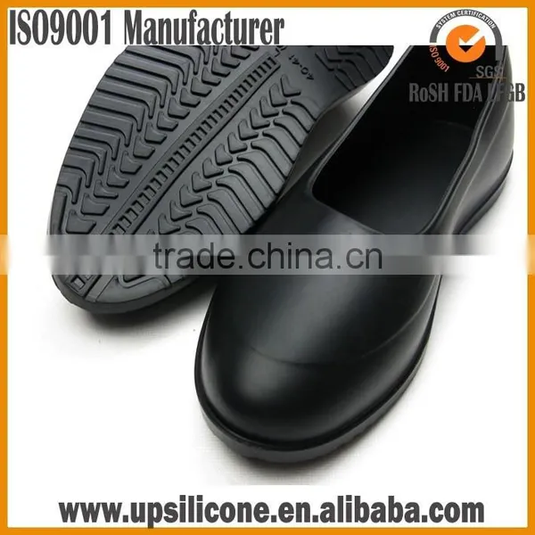 Non-slip Gardening Overshoes Waterproof Shoe Cover Flexible Silicone Rain Galoshes Overshoes for Man photo-4