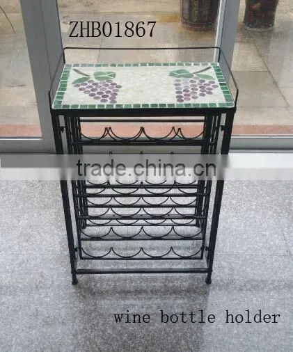 Home Decoration Display Metal Wine Rack