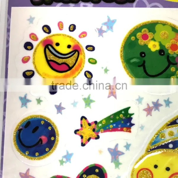3D Painted Sticker, Vivid Painted Sticker, Sky Sticker, Acid Free Painted Sticker photo-3