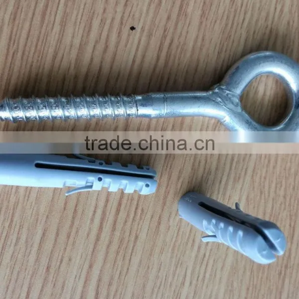 Metal Cup Hooks Eye Shape Screw Hooks Self-tapping Screws Hooks Ring