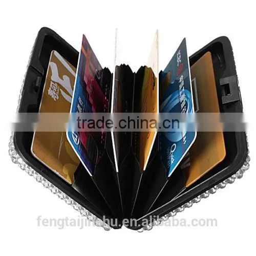 Aluminium Business ID Credit Card Holder Waterproof Wallets/Diamonds Card Holder photo-5