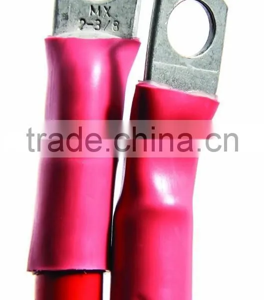 S80081 Red 3/8" Stud 18" Long 2Gauge Marine Battery Cable and Tinned Lug Assembly photo-2