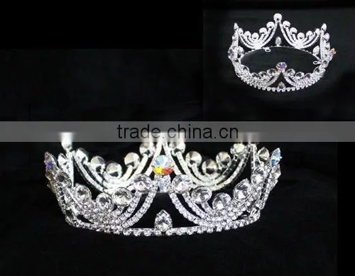 Women Pageant Jewellery Rhinestone Big Fashion Crown Tiaras H172-176 photo-2