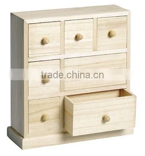 Small Sliding Drawer Cabine Wooden Furniture photo-3