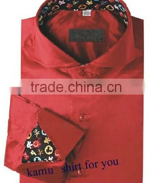 Latest Design Satin Shirts for Man Italian Style Shirts photo-3