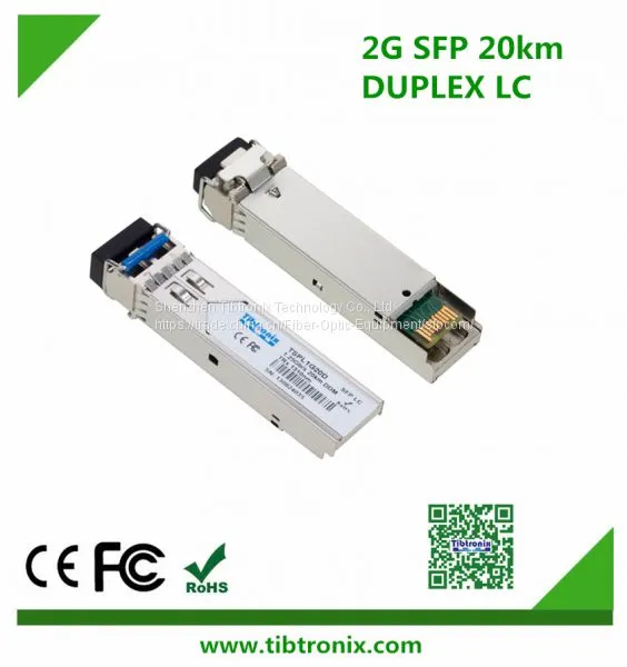 Sfp Single Fiber 2.5Gb/S 20Km Lc Bidi Sfp Transceiver (Multi-Rate) Hot Pluggable, Single Lc, +3.3V, 1310Nm Tx/1490Nm Rx,