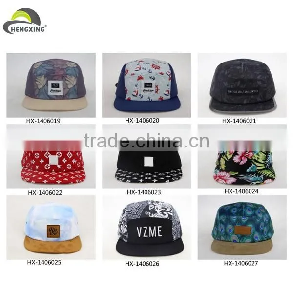 Custom Flower Floral 5 Panel Hat Cheap,5 Panel Hat Cap photo-3