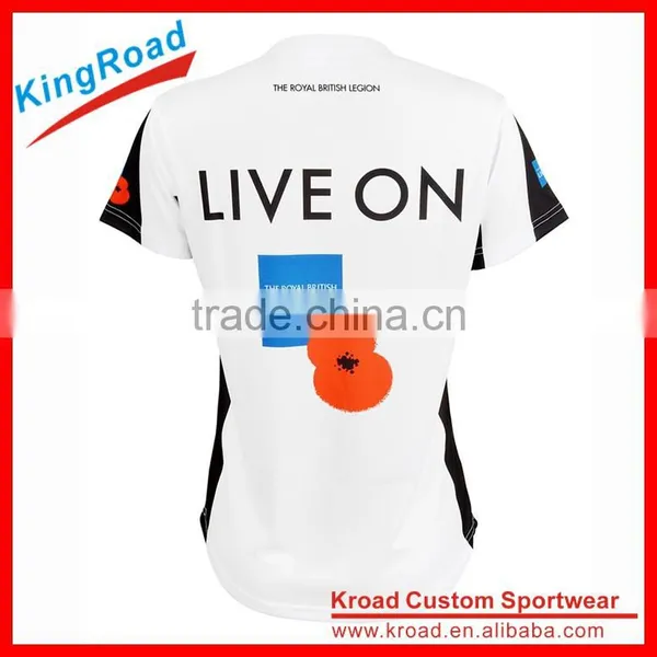 2016 Custom New Style Women's Loose Running Vest/shirt in Round/V Neck photo-4