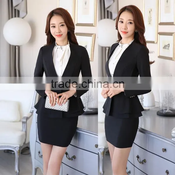 Juqian Office Uniform Designs for Women Ladies Dresses Female Sexy Ladies Office Uniform photo-3