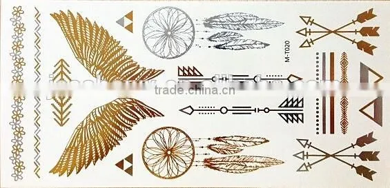 2015 Wholesale Metallic Tattoo Sticker photo-6