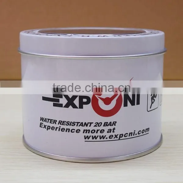 Factory Produce High Quality Custom Electronic Watch Window Watch Tin Box Tin Box Industry General Round Metal Box of Wholesale photo-4