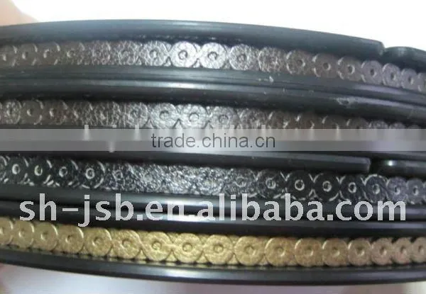 PU Leather Spangle Sequins Roll for Garments Embroidery Machine Leather Sequin photo-3