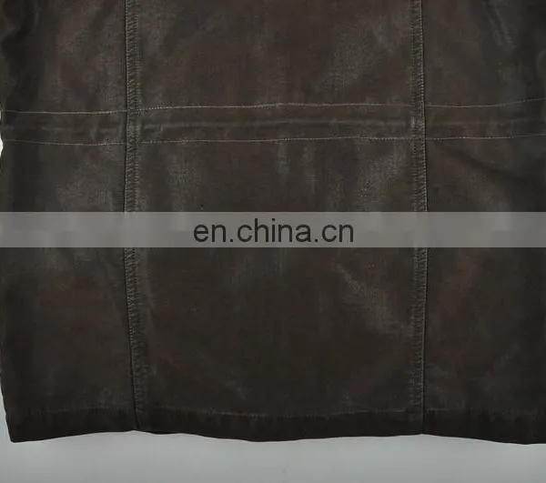 2015 Lastest Fashion Handsome Lamb Leather Jacket photo-6