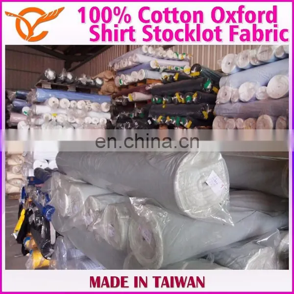 Taiwan Online Shopping Piece Dyed Oxford Stocklot Fabric photo-6