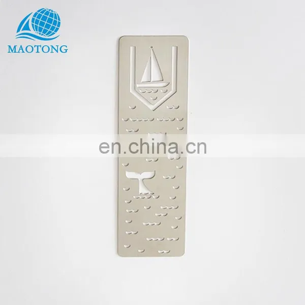 Promotion China Manufacturer Cheap Custom Metal Gifts Stainless Steel Bookmarks for Books photo-6
