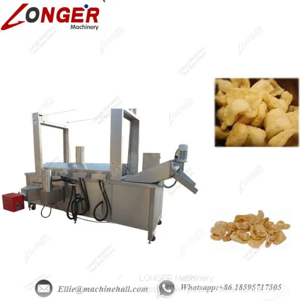 Pork Skin Continuous Frying Machine|Commercial Pork Skin Fryer photo-2