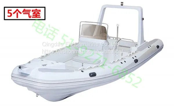 RIB680 1.2mm PVC Thermowelded Tube Rigid Inflatable Boat photo-2