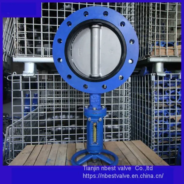 LXUD341XP-10Q U Type Center Worm Gear Butterfly Valve for Sea Water photo-2