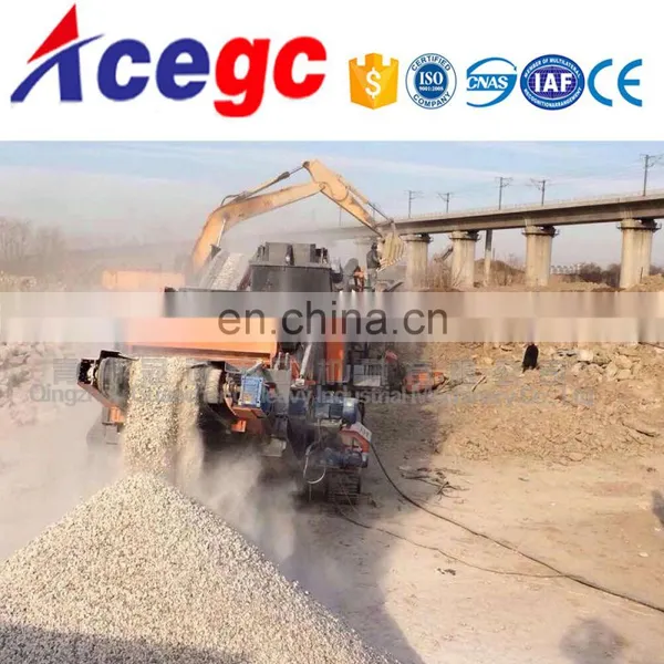 Construction Buildings Waste Recycling Plant Mobile Crushing and Classifying Station Into Stone,gravel,sand photo-3
