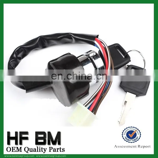 AX100 Universal Motorcycle Ignition Key Switch 6 Wire photo-2