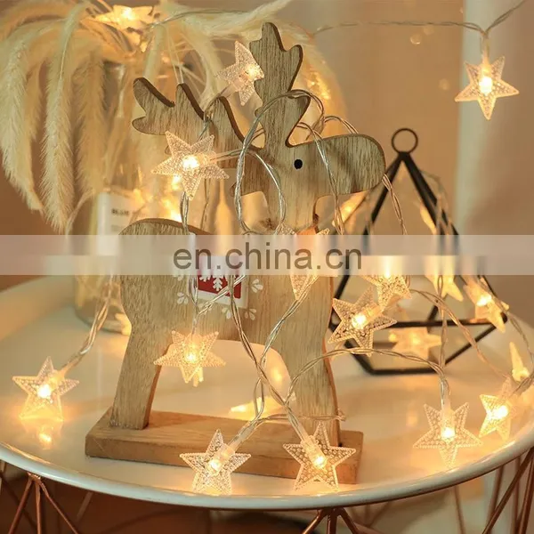 Christmas 10 LED Star String Light For Home Garden Decoration photo-4