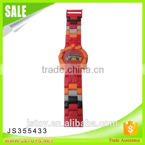 JSTOYS Funny Blocks Play Set Electronic Watch With Minifigures for Kids photo-3