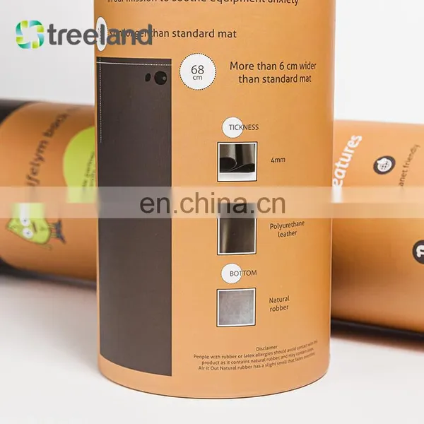 Custom Logo Big and Long Size Yoga Mat Cardboard Tube Box Packaging photo-5