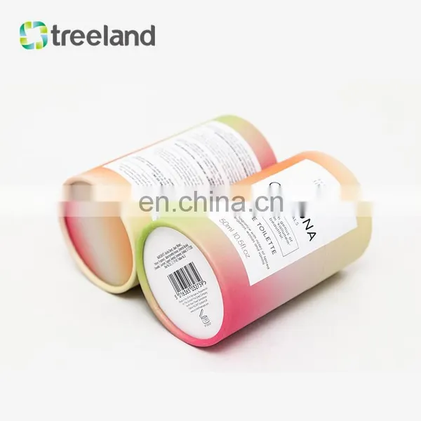 Bio Friendly Packaging for Fragrance Bottle Customized Telescopic Paper Tube With Rolled Edge Round Cardboard Tube Packaging photo-4
