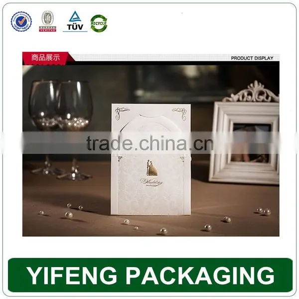 Fancy Handmade Laser Cut Red Chinese Wedding Invitation Card photo-4