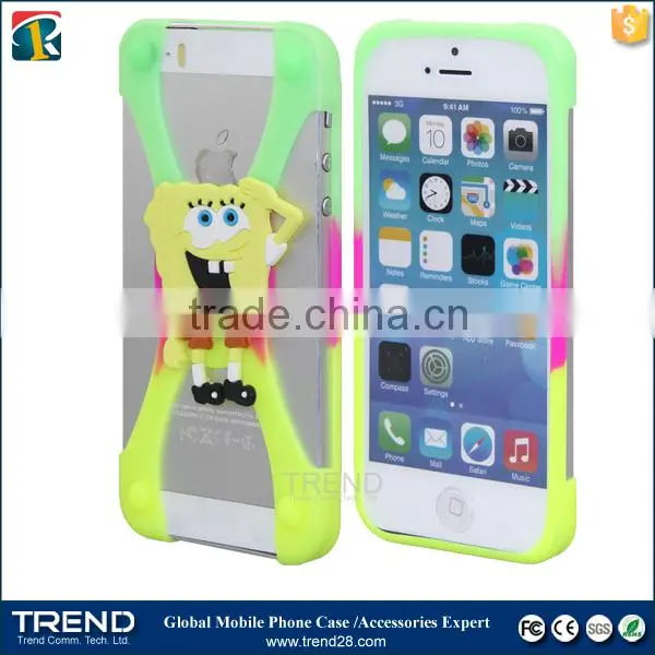 New Arrival Fit for 1~6 Inches Color Changing Color Fading Gradient Color Silicon Bumper Case photo-5