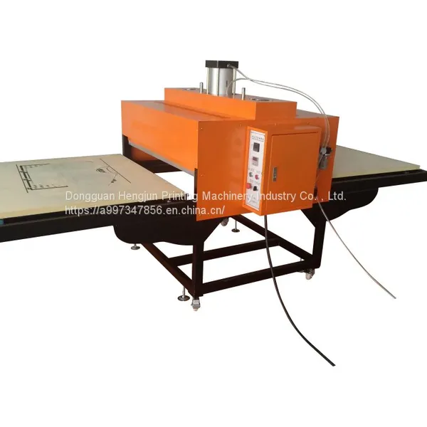 Semi-automatic Large Area Constant Pressure Sublimation Hot Press 120*100 Pneumatic Cloth Sublimation Hot Press 100*120 photo-5