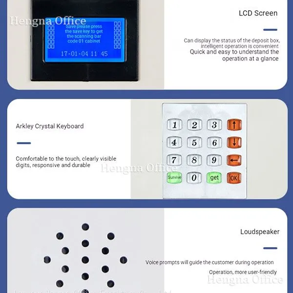 TC-10 Electronic Locker for European Theme Parks in Munich | Multi-Language Interface & High Durability | JUNTUO photo-5