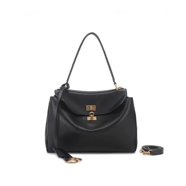 Luxury Brand Women Messenger Bags Soft Leather Brown Suede Hand Held Totes Gold Buckle Women Shoulder Bags Lady Trend Satchel photo-5