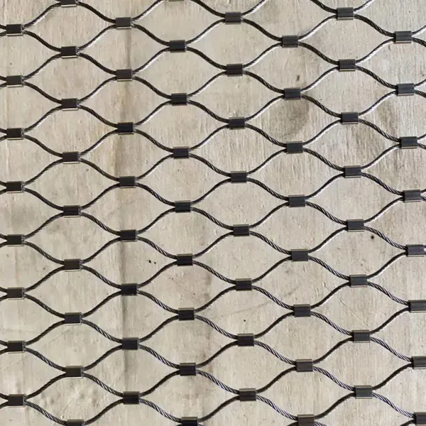 Custom 316L Stainless Steel Wire Rope Mesh With Clips for Cable Pulling Systems photo-5