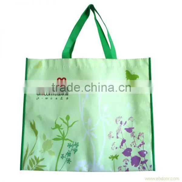 Reusable Spunbond Printed PP Non Woven Bag For Exhibition , Environmental Friendly