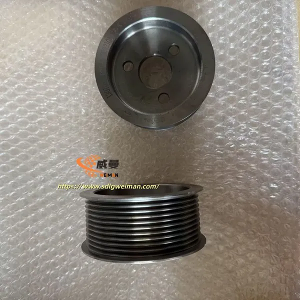 ORIGINAL SDLG 4110000970236 PULLEY APPLY FOR SDLG WHEEL LOADER LG958 L958F photo-2